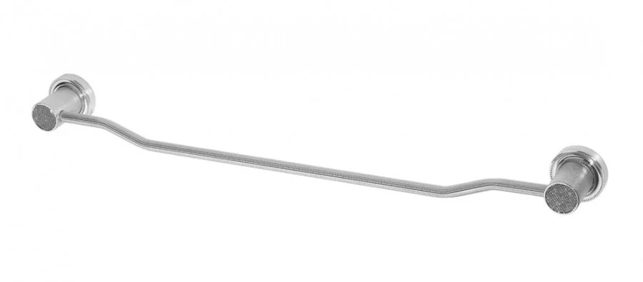 Полотенцедержатель Boheme Royal Cristal хром, черные кристаллы - фото 1