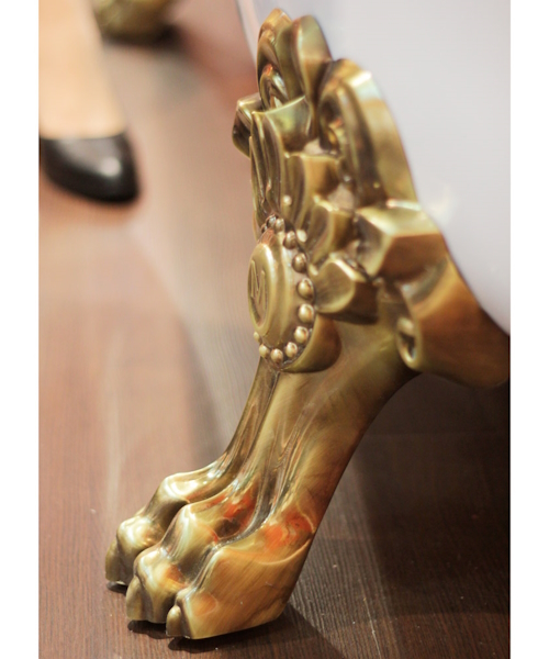 Ванна из искусственного камня Migliore Bella Decor 170х80 см фурнитура бронза, искусственный камень - фото 2