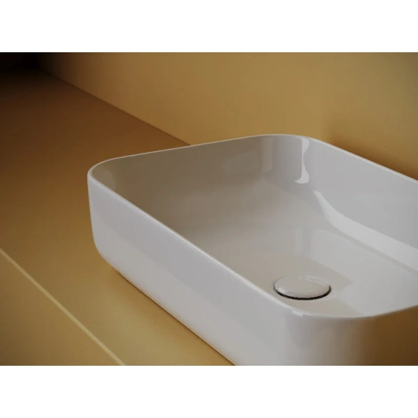 Раковина Ceramica Nova Element 60 см прямоугольная, из санфарфора - фото 7