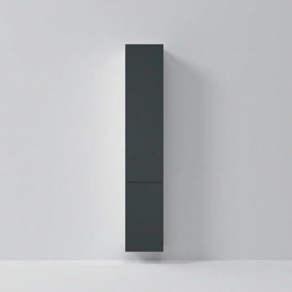 Шкаф-пенал подвесной Am.Pm Gem 30 см правый графит, современные, hi-tech - фото 5