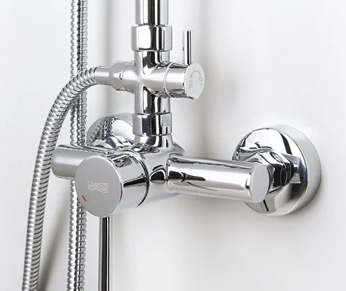 Душевая стойка WasserKRAFT хром - фото 4