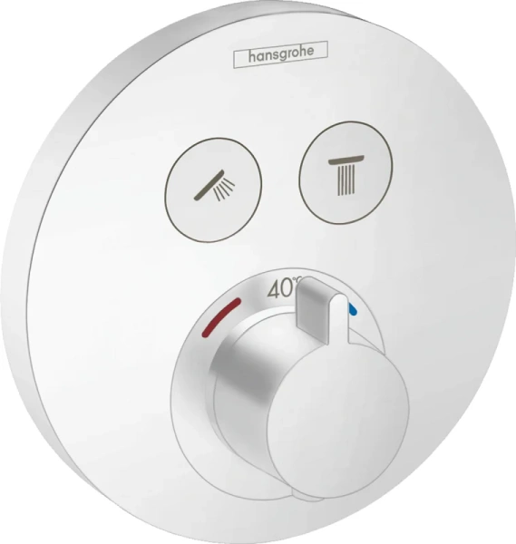 Смеситель для душа Hansgrohe Shower Select S матовый белый - фото 1