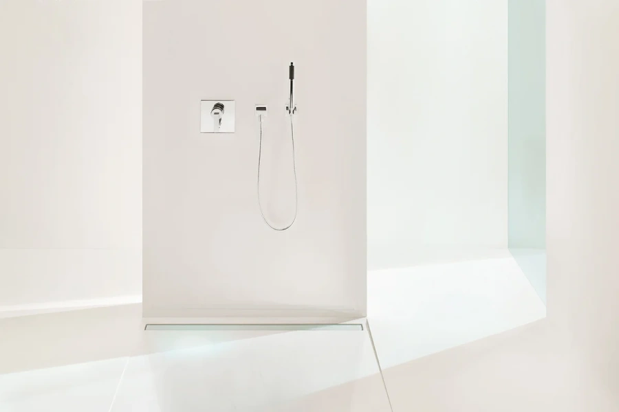 Панель для слива стеклянная, 90 см, цвет зелёный, Tece TECEdrainline 600990, в наличии - фото 2