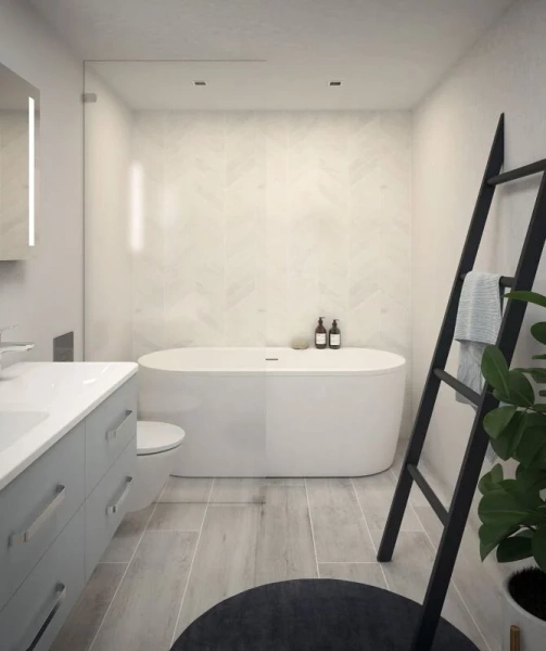 Ванна акриловая Cezares Slim 180x80 см белая, 180x80 см - фото 4