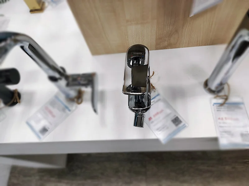 Смеситель для биде Hansgrohe Metris хром, на биде - фото 6