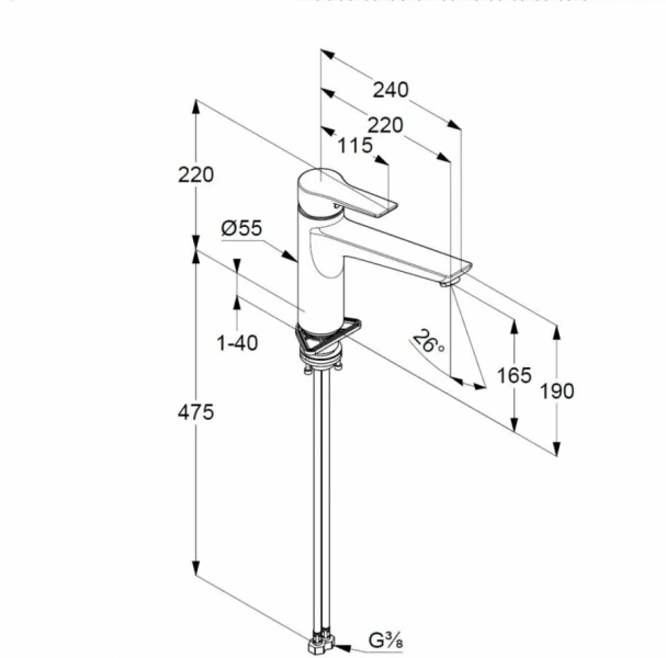 Смеситель для кухни Kludi Mix 32904 с поворотным изливом - фото 4