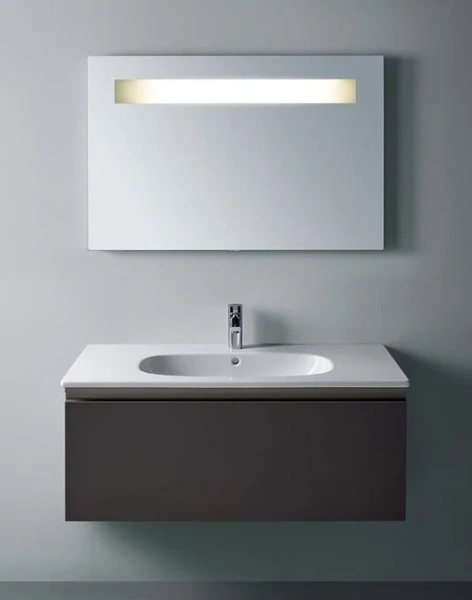 Тумба под раковину подвесная Ideal Standard Tesi 100 см серо-коричневый темный матовый, моноблок - фото 5