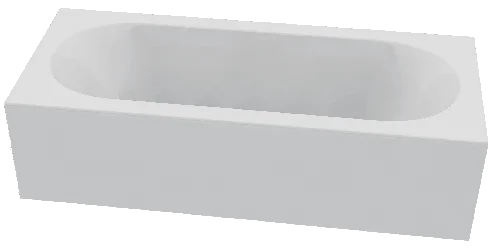 Акриловая ванна C-Bath Cora CBQ001002 180 х 80 см, белая - фото 4