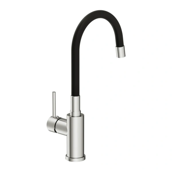 Смеситель для кухни Cersanit Melar хром/черный, однорычажные, двухрычажные - фото 8