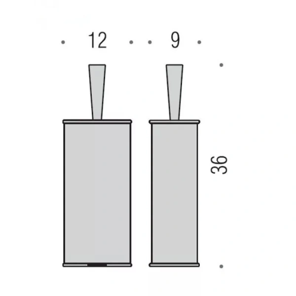 Ершик Colombo Khala напольный, современные, hi-tech - фото 2