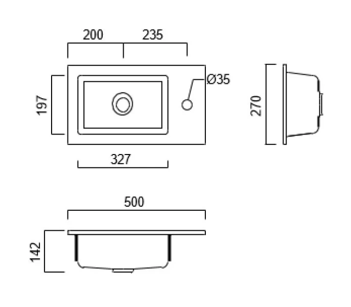 Тумба под раковину подвесная Kerama Marazzi Lato 50 см серая - фото 4