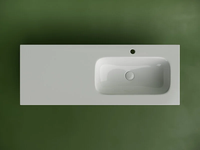 Раковина Ceramica Nova Grace 121 см правая - фото 4