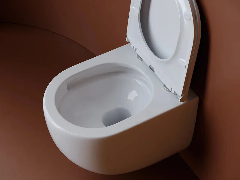 Унитаз подвесной Ceramica Nova Up безободковый белый, безободковые, сиденье с микролифтом , с антивсплеском - фото 5