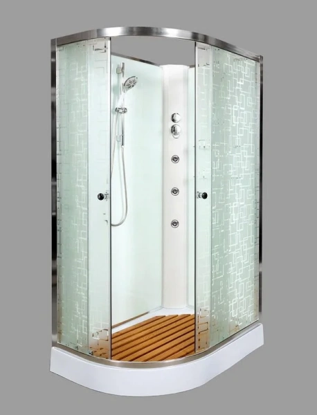 Душевая кабина Deto EM 120x80 см с гидромассажем левая - фото 4