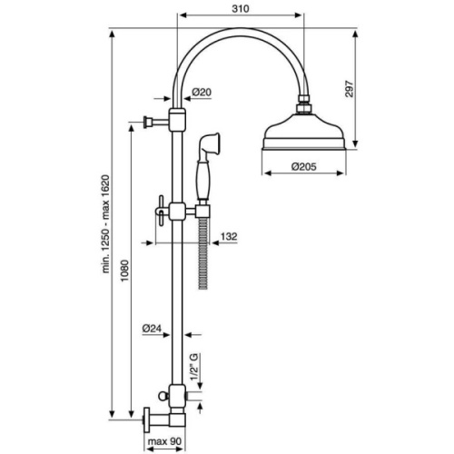 Душевая система Emmevi C02594IBIG - фото 4