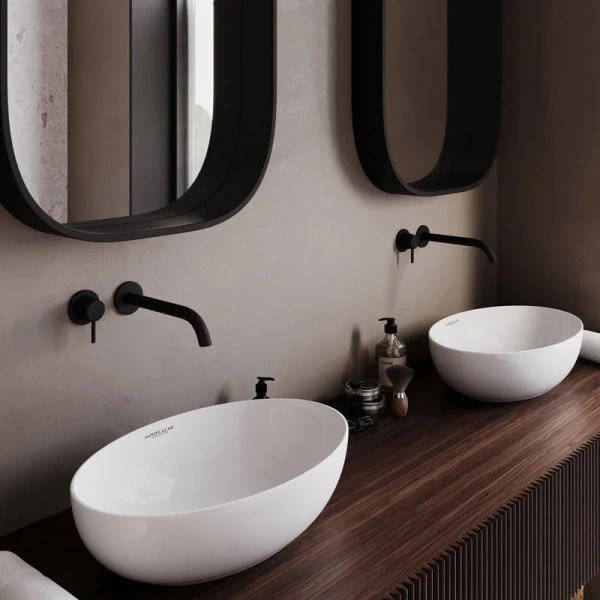 Раковина Sanita Luxe Ringo 53 см накладная, 55 см - фото 6