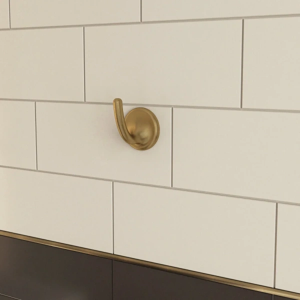 Крючок для ванной IDDIS Oldie бронза - фото 3