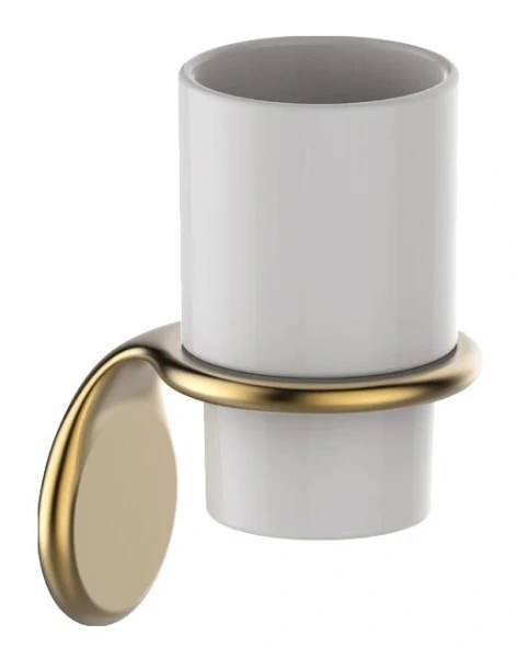 Стакан для ванной IDDIS Oldie бронза - фото 1