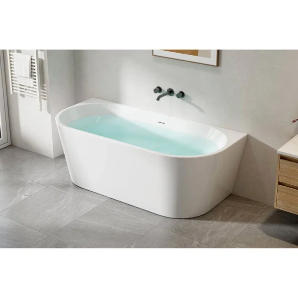 Ванна акриловая Royal Bath Riva RB610210GD, 150 x 75 см, цвет белый - фото 3