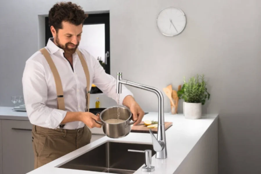 Смеситель для кухни Hansgrohe Select хром - фото 3