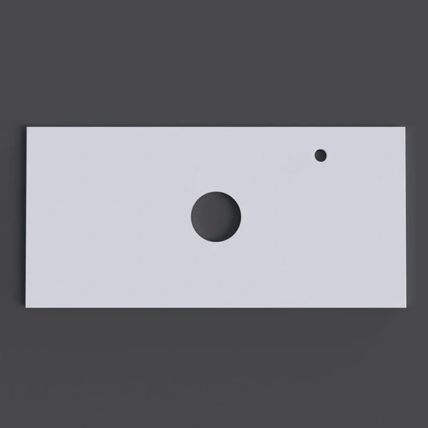 Столешница под раковину Grossman Флай 97,6 см белая - фото 1