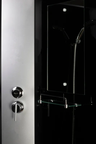 Душевая кабина Niagara Classic 90x90 см стекло тонированное, с раздвижными дверьми - фото 6