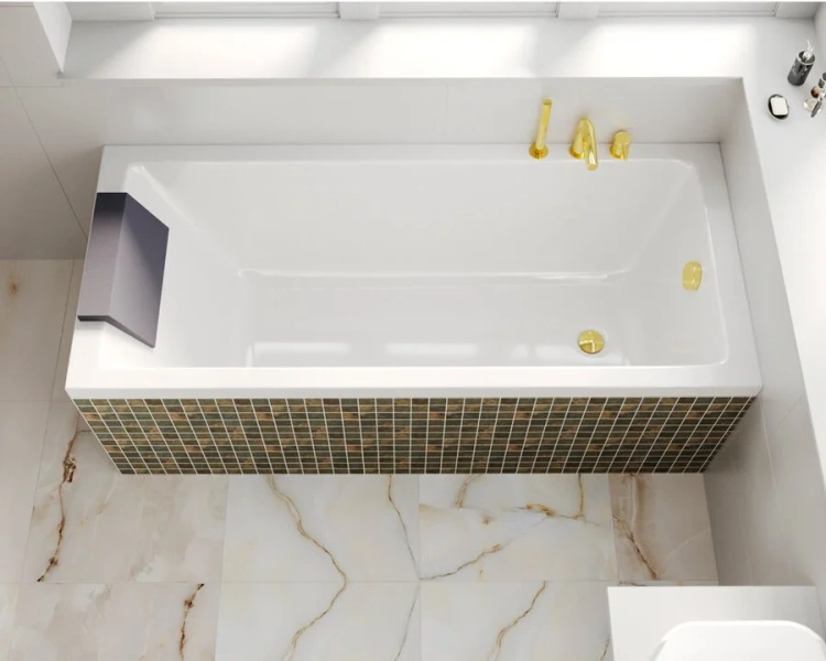 Ванна акриловая Whitecross Wave, 140 х 70 см, увеличенная толщина акрила, усиленная армировка, 0101.140070.100 - фото 4