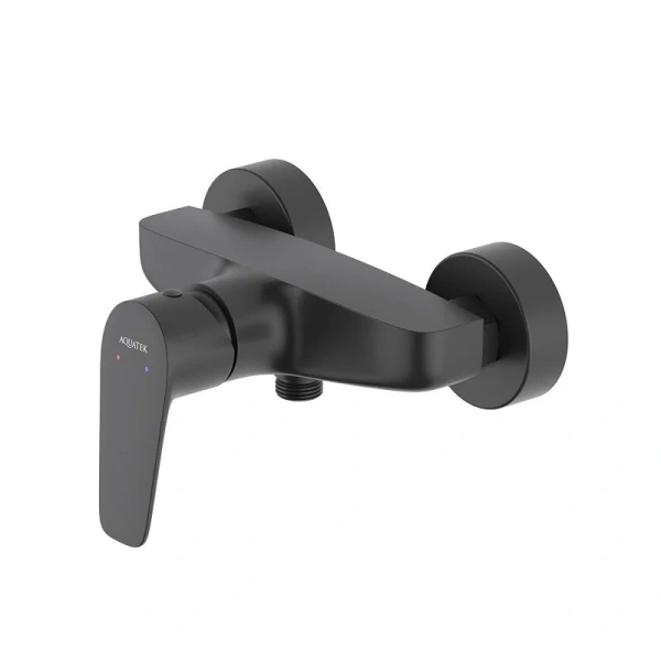 Душевой комплект Акватек Бетта черный матовый, в наличии - фото 5