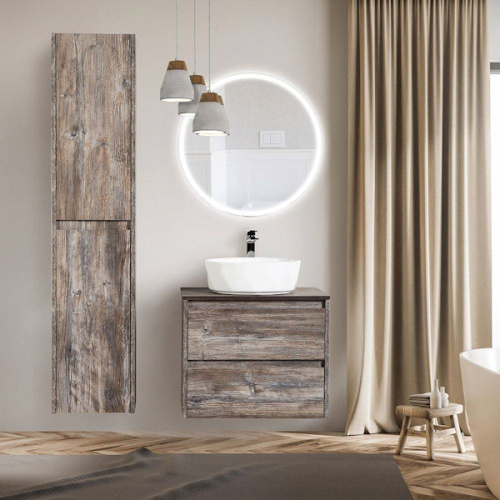 Тумба под раковину подвесная BelBagno Kraft 60 см Pino Pasadena - фото 3