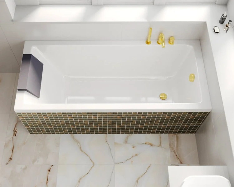 Ванна акриловая Whitecross Wave, 170 х 75 см, увеличенная толщина акрила, усиленная армировка, 0101.170075.100 - фото 4