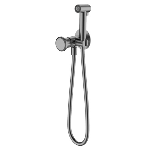 Гигиенический душ со смесителем ALTROBAGNO Ricco 060132 оружейная сталь - фото 1