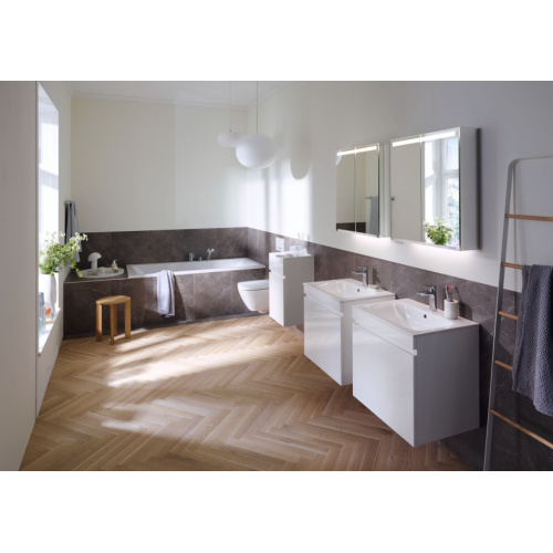 Зеркальный шкаф с подсветкой Geberit Option 75 см с двумя дверями, нет в наличии - фото 2