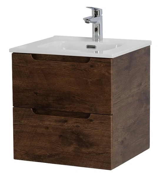 Тумба под раковину подвесная BelBagno Etna 50 см Rovere Moro