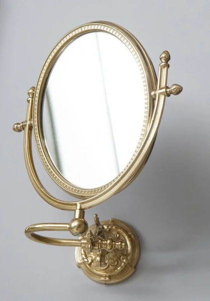 Зеркало Art & Max Barocco увеличительное, античное золото, классические, ретро - фото 3