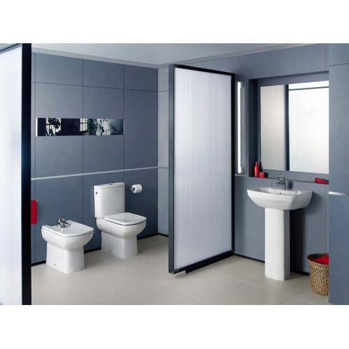 Унитаз компакт Roca Dama Senso подвод воды снизу, белые - фото 6