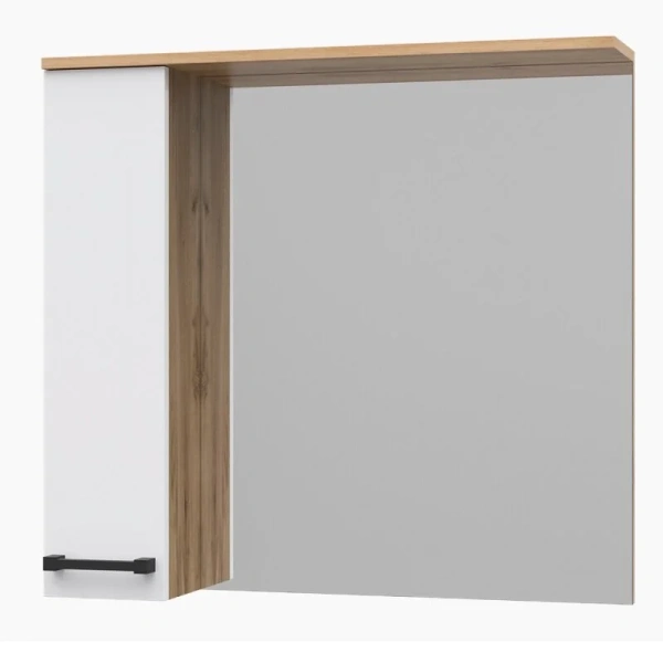 Зеркальный шкаф Misty Крафт 80 см правый, 80 см index_1 - фото 9