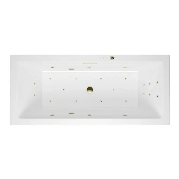 Ванна гидромассажная Excellent Heaven Slim Ultra 160 x 75 см, белый/бронза, WAEX.HEV16S.ULTRA.BR - фото 2
