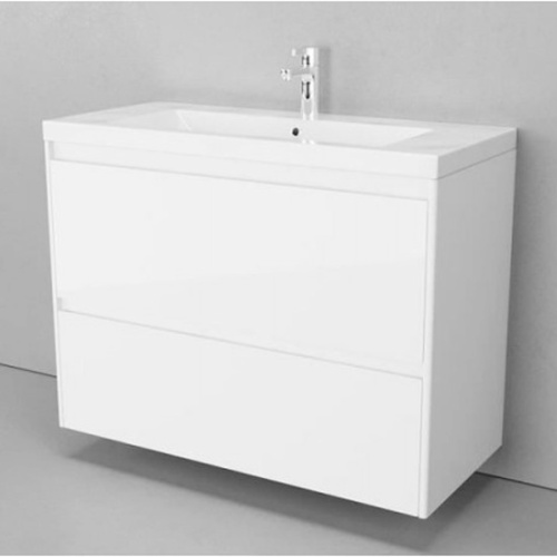 Тумба с раковиной подвесная Velvex Klaufs tpKLA.100.2Y-61 100 см с ящиками - фото 2