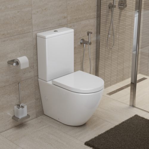 Унитаз компакт BelBagno Sfera-TOR BB2141CP-TOR безободковый - фото 2