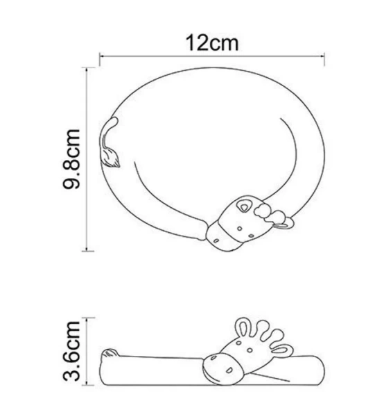 Мыльница WasserKRAFT Lippe Жираф - фото 2