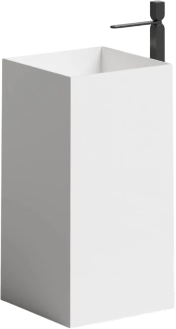 Раковина напольная Salini Armonia Square 01 белая глянцевая - фото 1