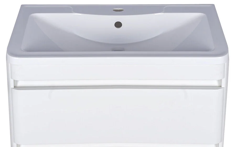 Тумба с раковиной подвесная Style Line Атлантика СС-000006 80 см с ящиками, современная, hi-tech - фото 3