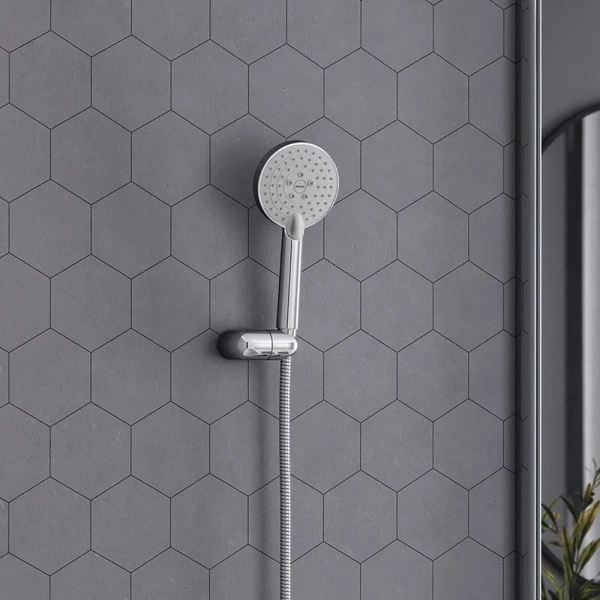 Душевой комплект Damixa Eclipse с настенным держателем и шлангом 9145 - фото 4