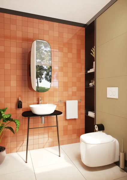 Раковина VitrA Plural 45 см белая матовая, белые - фото 4