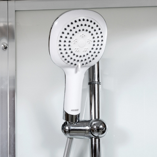 Душевая кабина Deto V 120х90 см высокий поддон, хромированный профиль - фото 9