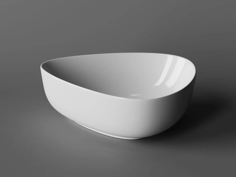 Раковина Ceramica Nova Element 45,5 см ассиметричная, белые - фото 4