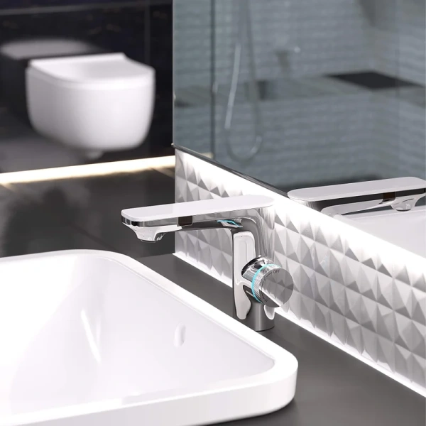 Смеситель для раковины BERGES Morans 07600 цифровая индикация температуры - фото 4