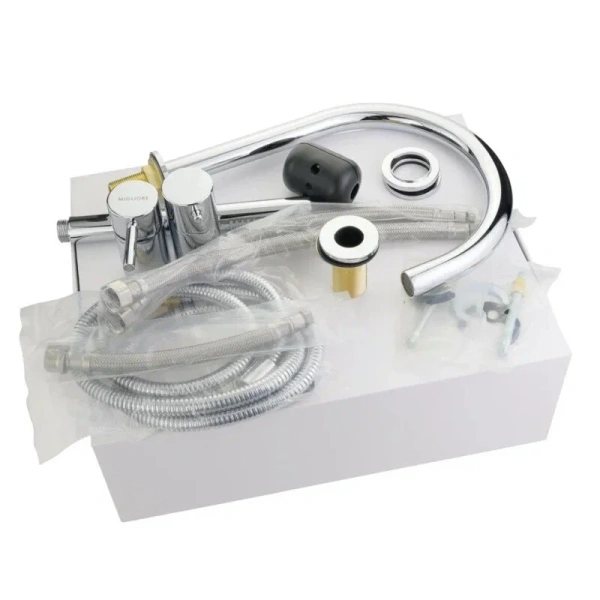 Смеситель для ванны Migliore Fortis хром, однорычажные, двухрычажные - фото 8