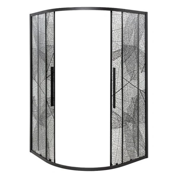 Душевой уголок Deto HB 100x100 см профиль черный - фото 1
