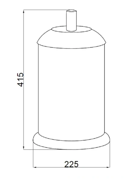 Мусорное ведро Boheme Murano декор белый, классические, ретро, декорированные - фото 2